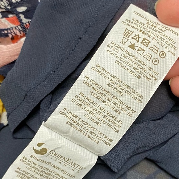 NWT Boden Crinkle Bias-cut Skirt Multi Petal Stamp Butterfly Wings R0196-MPT new - Picture 12 of 13